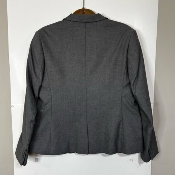 Simon Jersey Women’s Grey Blazer UK 16 US 14 Contemporary Classic Career Wear - Picture 11 of 11
